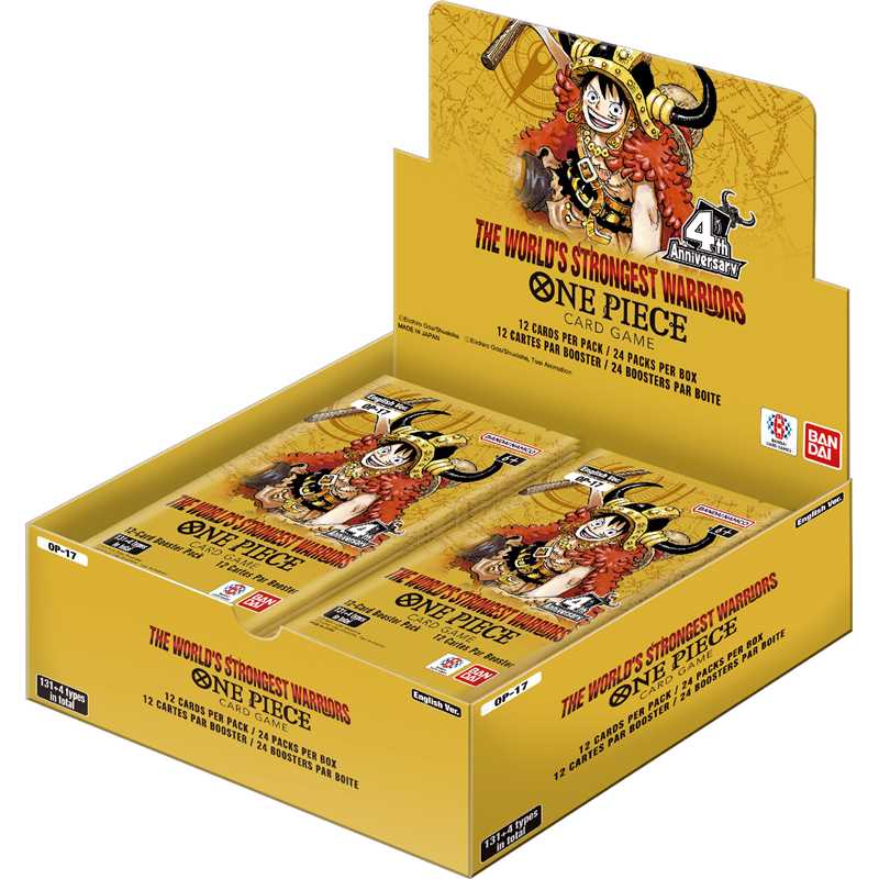 One Piece The World's Strongest Warriors Booster Box OP-17 (4th Anniversary)