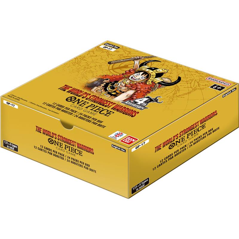 One Piece The World's Strongest Warriors Booster Box OP-17 (4th Anniversary)