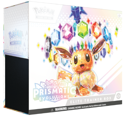 Pokemon TCG: Scarlet & Violet-Prismatic Evolutions Elite Trainer Box