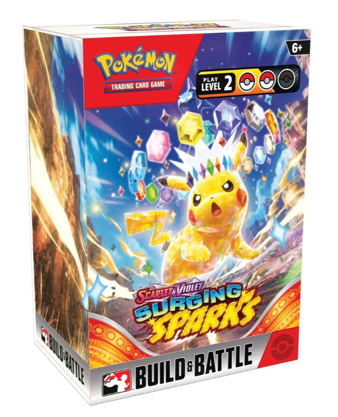 Pokemon TCG: Scarlet & Violet-Surging Sparks Build & Battle Box