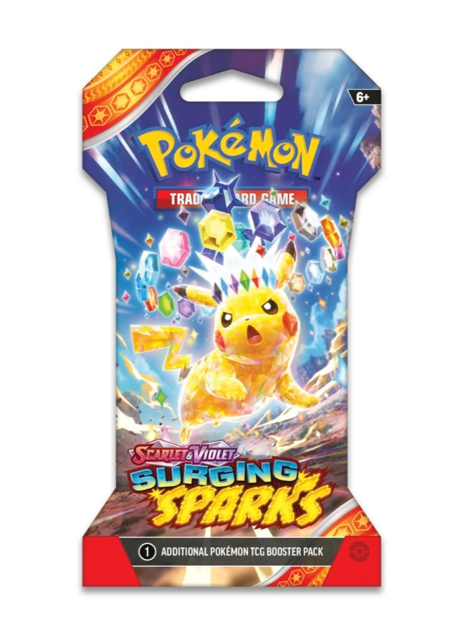 Pokemon TCG: Scarlet & Violet-Surging Sparks Sleeved Booster Pack