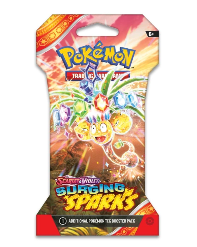 Pokemon TCG: Scarlet & Violet-Surging Sparks Sleeved Booster Pack