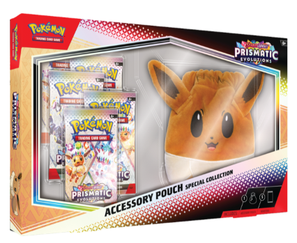 Pokemon TCG: Scarlet & Violet-Prismatic Evolutions Accessory Pouch Special Collection