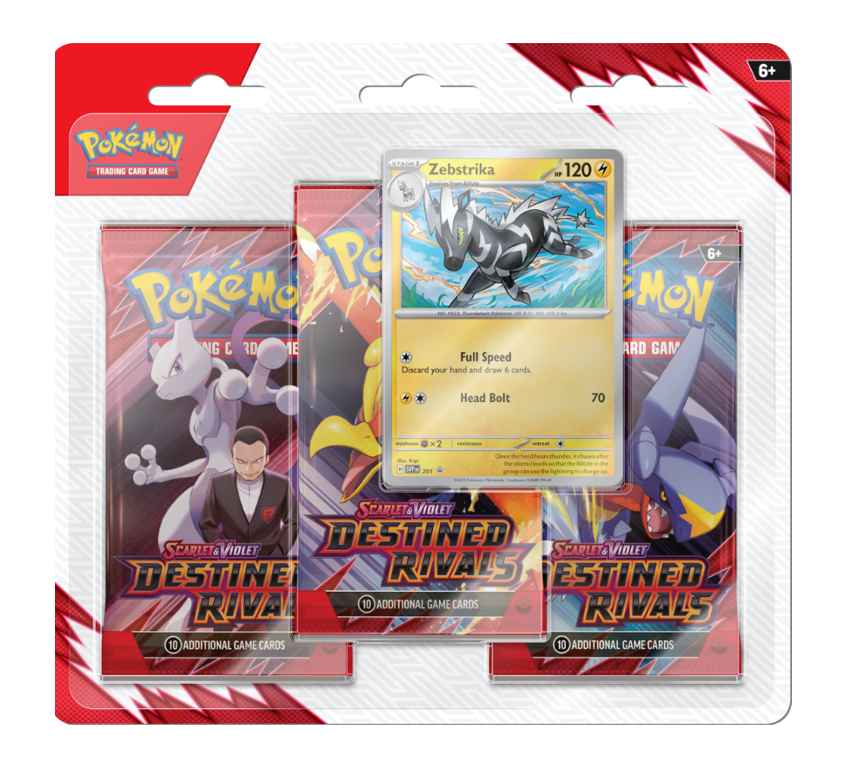 Pokemon TCG: Scarlet & Violet 10 - Destined Rivals 3-Booster Blister