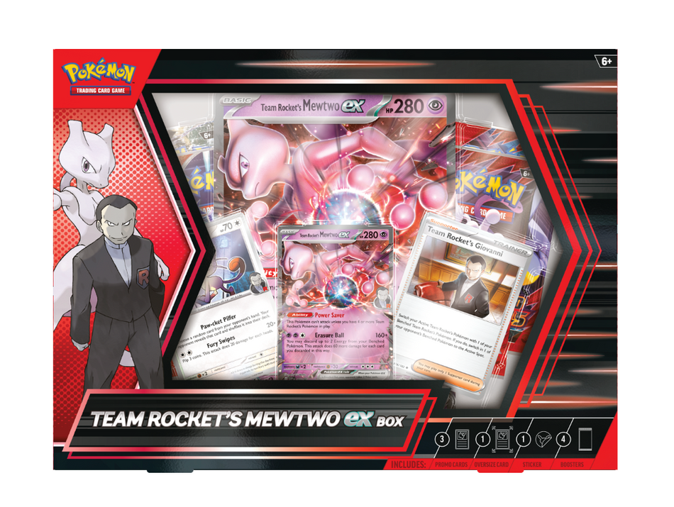 Pokemon TCG: Team Rocket’s Mewtwo ex Box