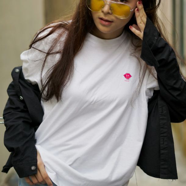 Candypop Women T-shirt - White - Logo