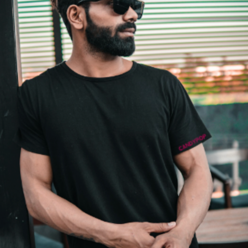 Candypop Men T-shirt - Black