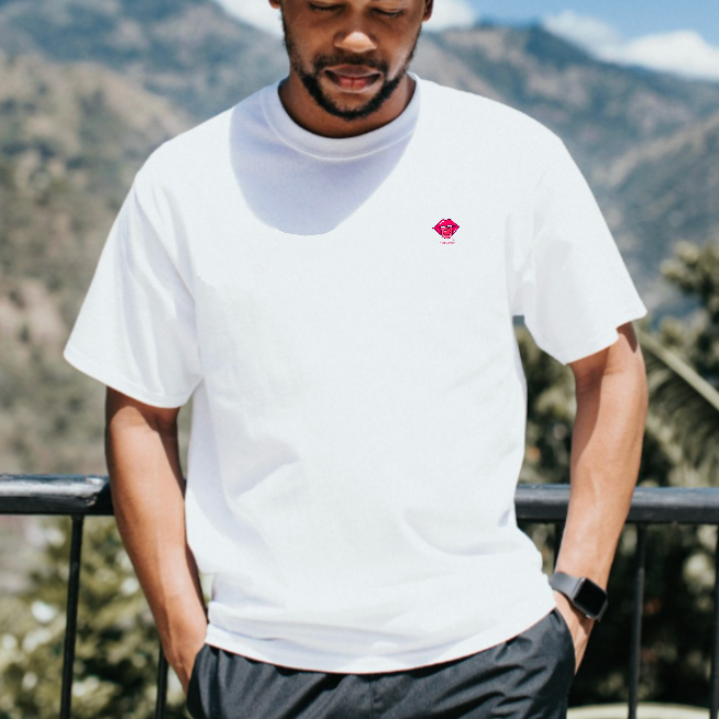 Candypop Men T-shirt - White - Logo