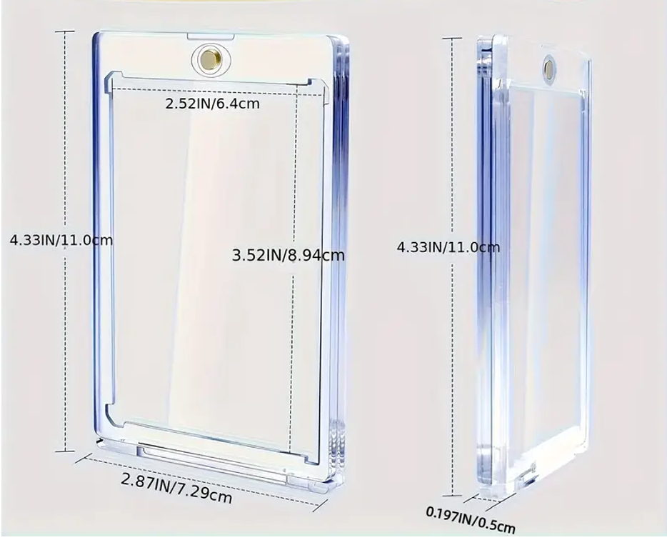 Ultra-Clear Magnetic Card Case