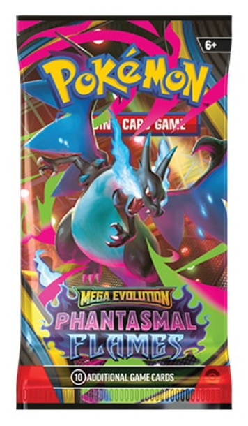 Pokemon TCG: Mega Evolution - Phantasmal Flames Booster Pack