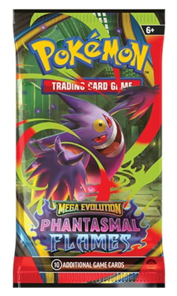 Pokemon TCG: Mega Evolution - Phantasmal Flames Booster Pack