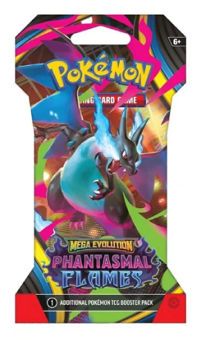 Pokemon TCG: Mega Evolution - Phantasmal Flames Sleeved Booster Pack