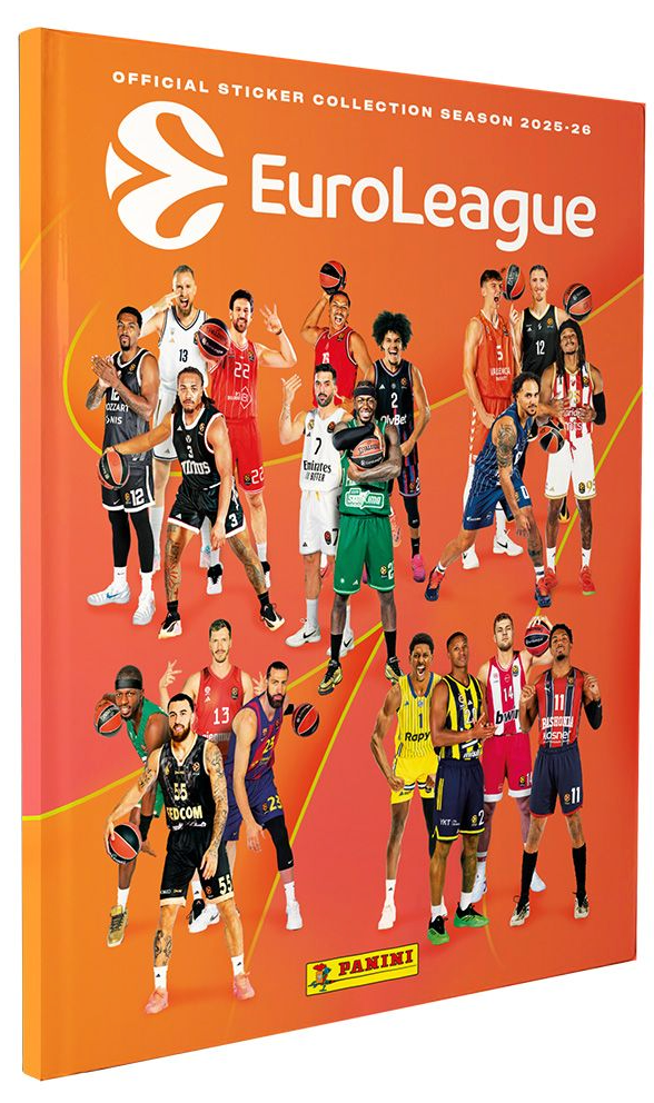EUROLEAGUE STICKER COLLECTION 2026 - Hard Cover Album