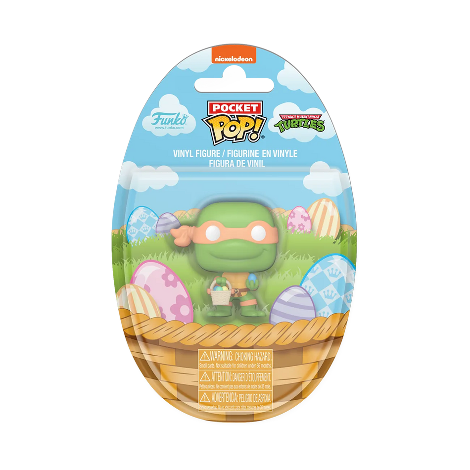 Pocket POP: Michelangelo with Easter Basket - Teenage Mutant Ninja Turtles