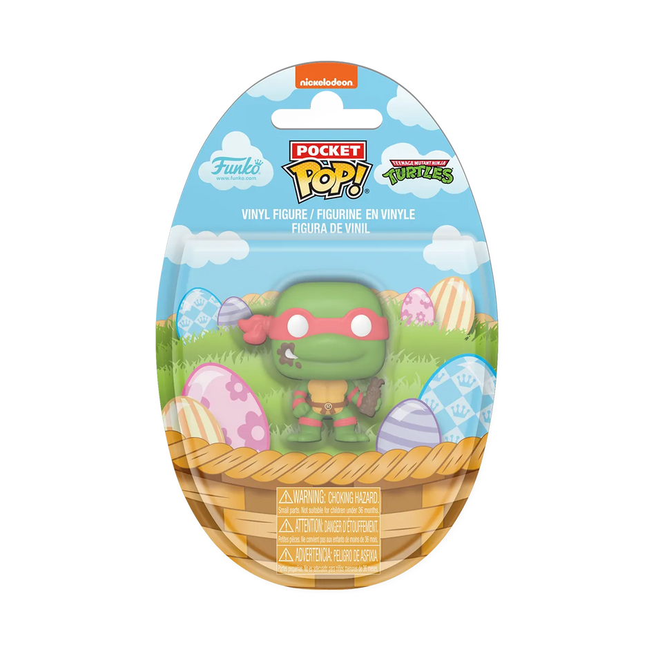 Pocket POP: Raphael with Chocolate Easter Bunny - Teenage Mutant Ninja Turtles