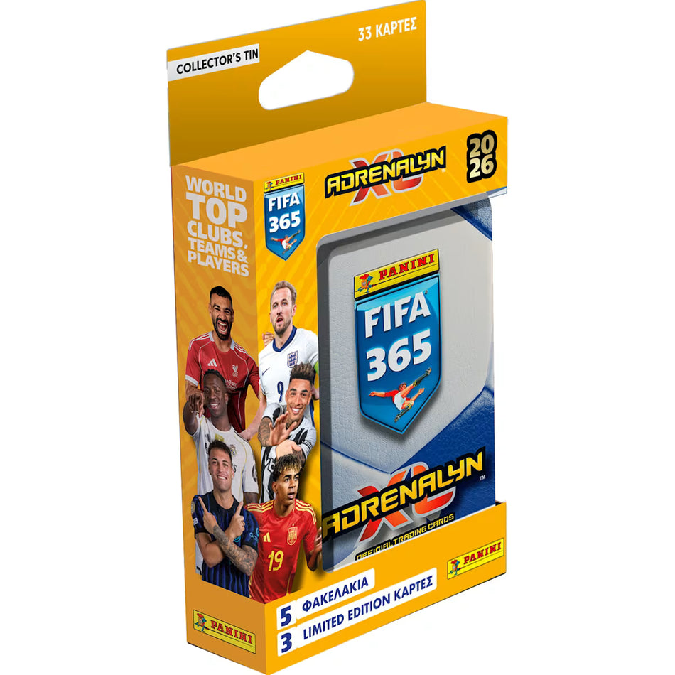 Panini FIFA 365 ADRENALYN XL 2026 - Metal Pocket Tin
