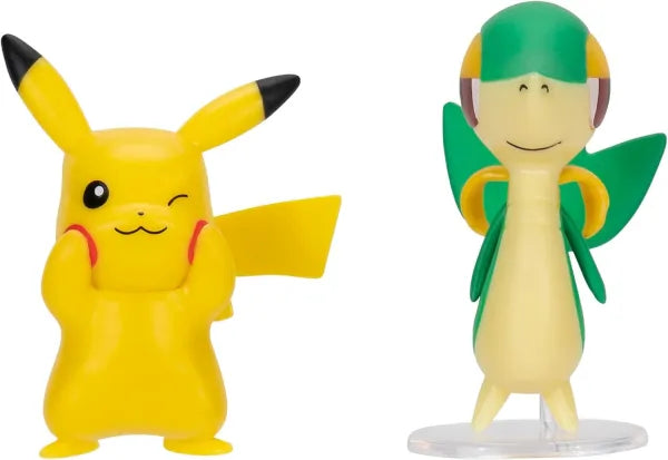 Pokemon First Partner Battle Figure 2-Pack: Snivy & Pikachu