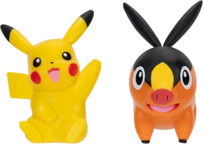 Pokemon First Partner Battle Figure 2-Pack: Tepig & Pikachu