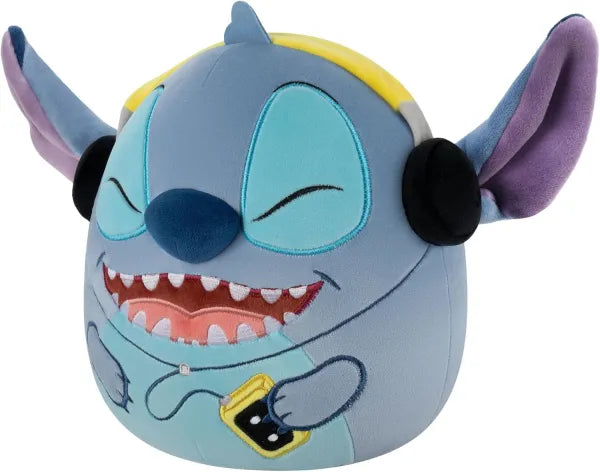Disney Squishmallows Stitch with Headphones Medium Plush
