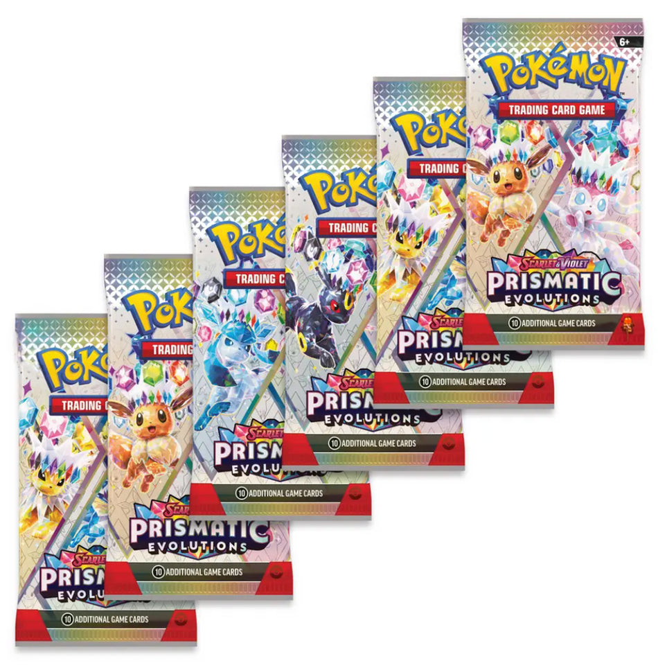 Pokemon TCG: Scarlet & Violet-Prismatic Evolutions Booster Bundle