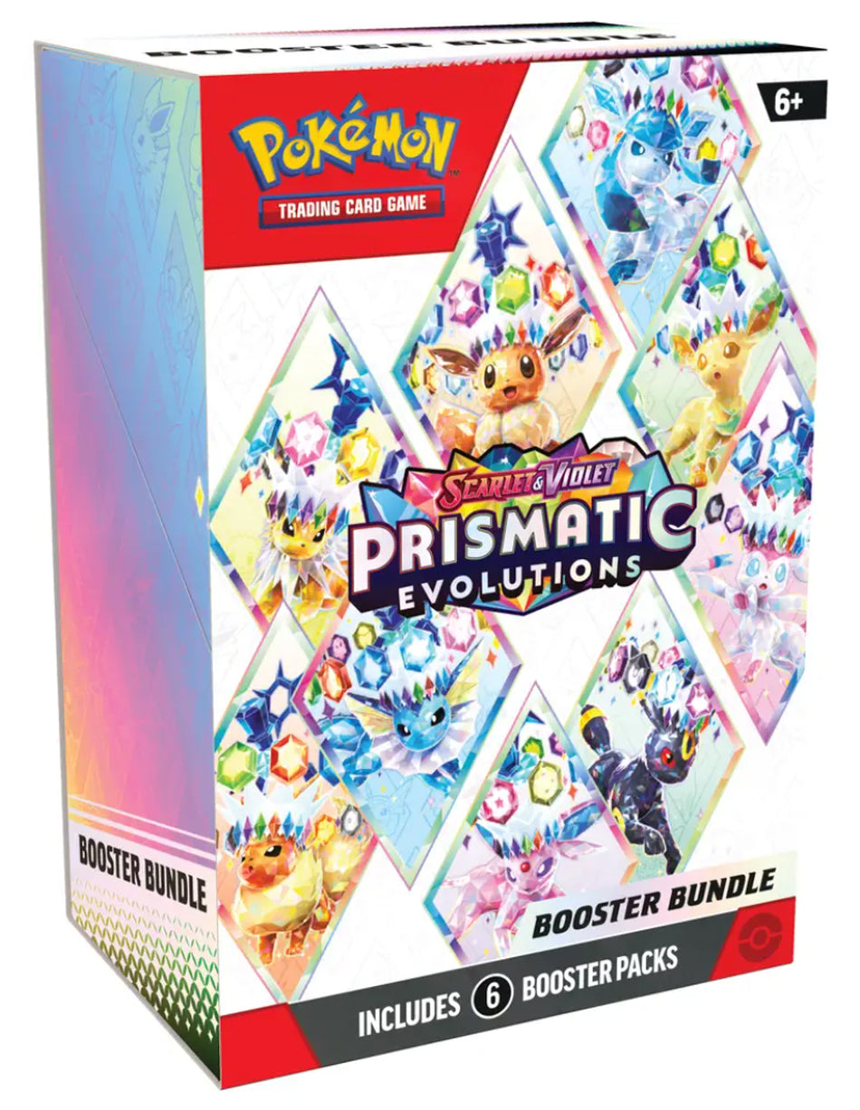 Pokemon TCG: Scarlet & Violet-Prismatic Evolutions Booster Bundle