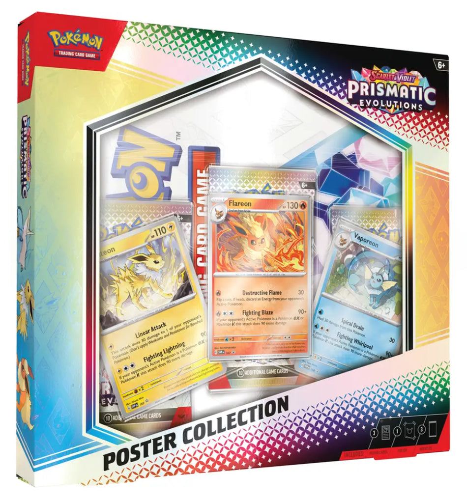 Pokemon TCG: Scarlet & Violet-Prismatic Evolutions Poster Collection