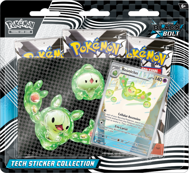 Pokemon TCG: Scarlet & Violet - Black Bolt Blister Tech Sticker Collection