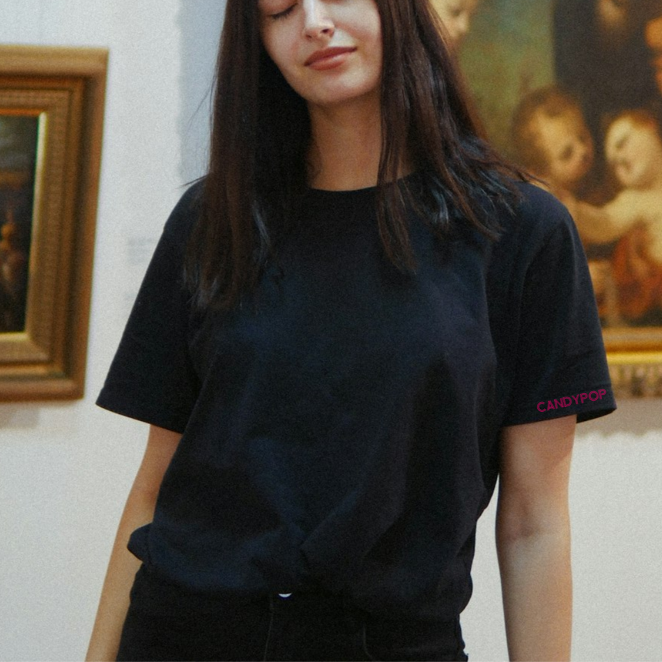 Candypop Women T-shirt - Black