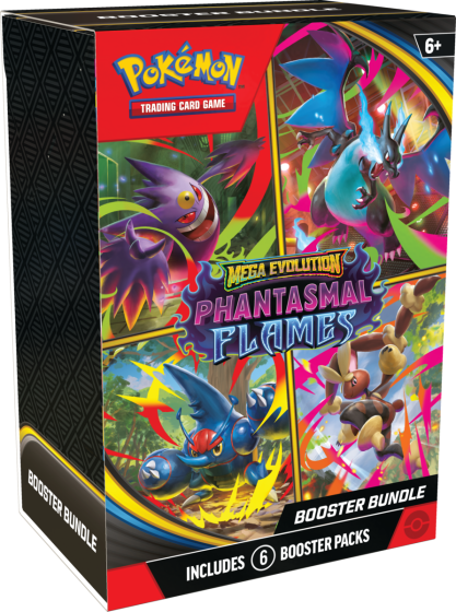 Pokemon TCG: Mega Evolution - Phantasmal Flames Booster Bundle