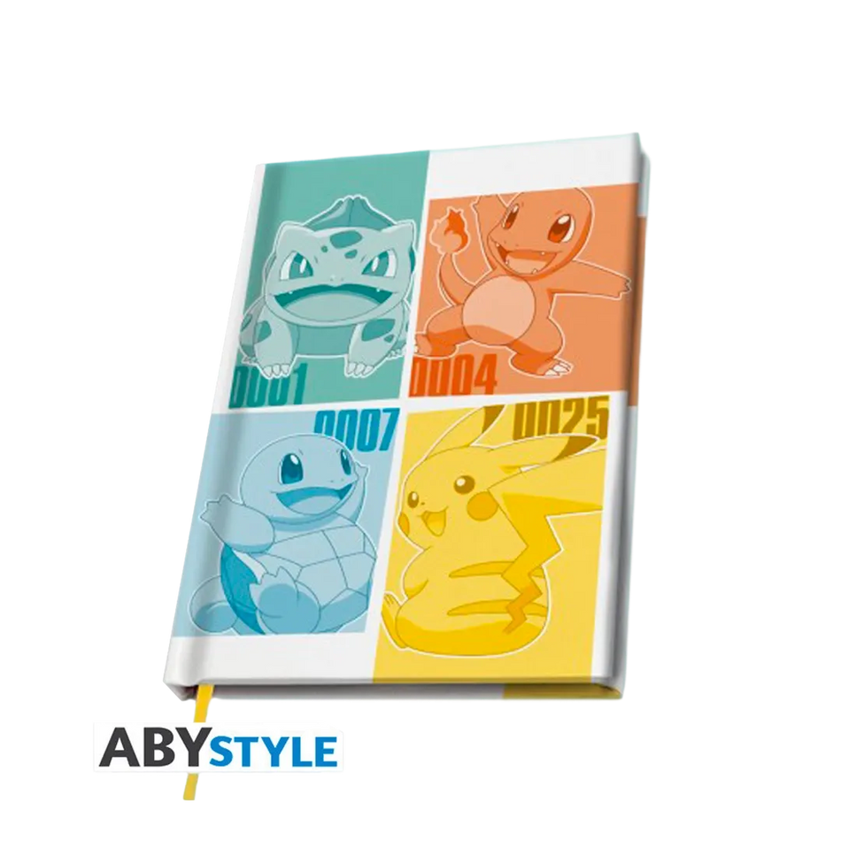 Pokemon A5 Notebook – Kanto Starters