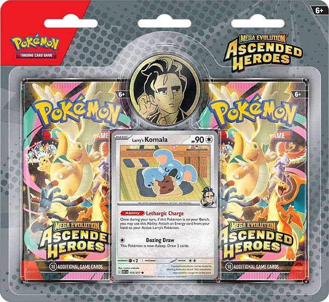 Pokemon TCG: Mega Evolution - Ascended Heroes - 2-Pack Blister Collection