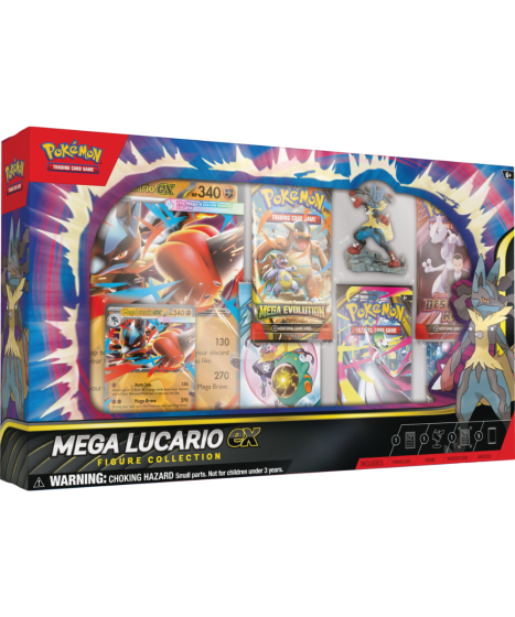 Pokemon TCG: Mega Lucario ex Figure Collection