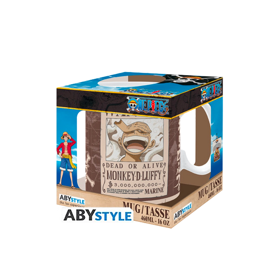One Piece Mug – Luffy Wanted (460 ml)