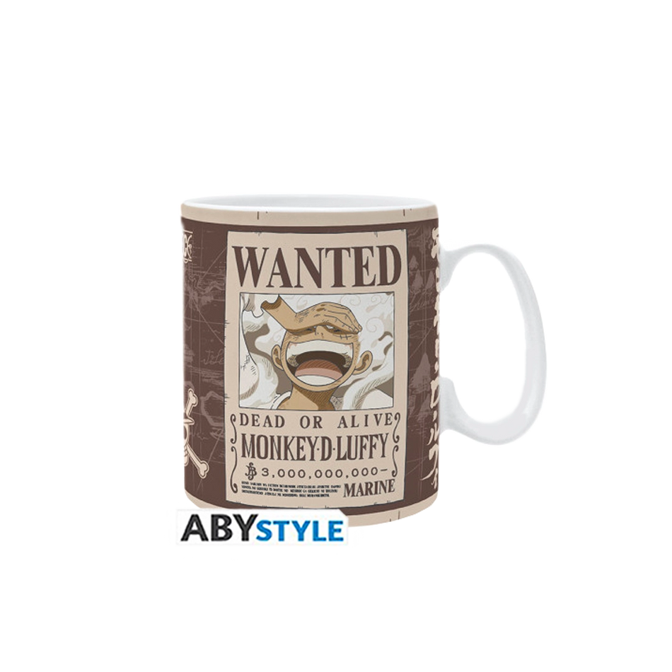 One Piece Mug – Luffy Wanted (460 ml)