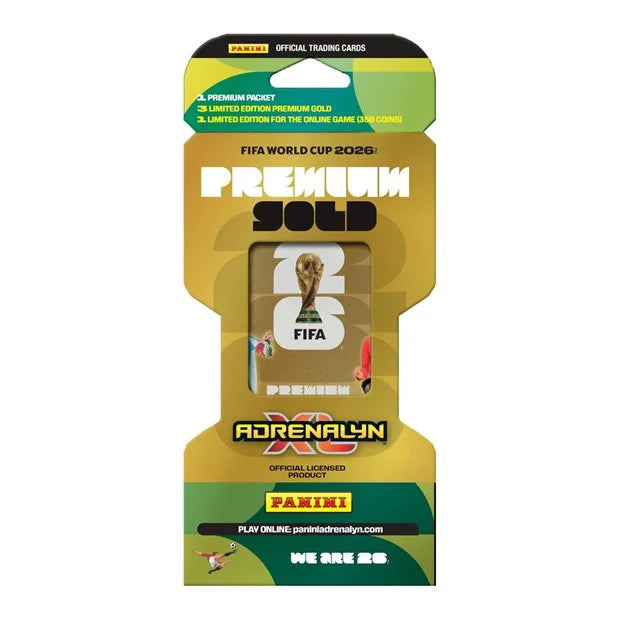 Panini FIFA World Cup ADRENALYN XL 2026 - Premium Gold Blister