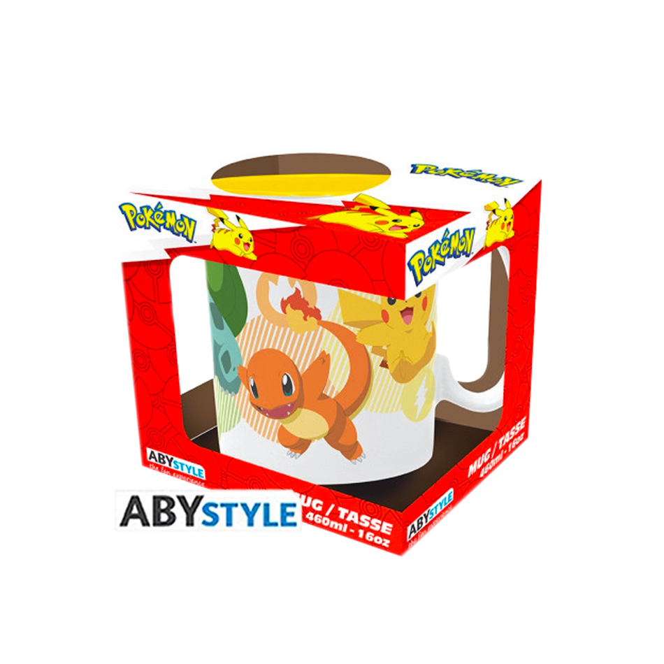Pokemon Mug – Pikachu and Starters (460 ml)