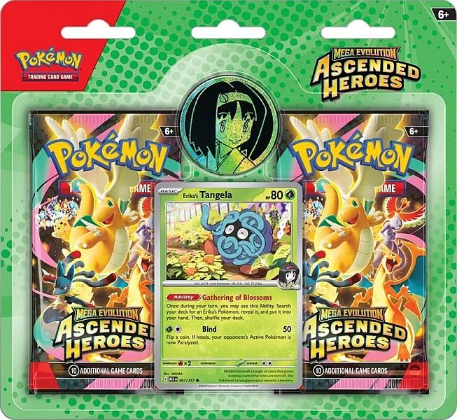 Pokemon TCG: Mega Evolution - Ascended Heroes - 2-Pack Blister Collection