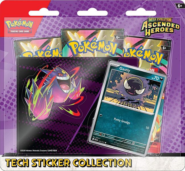 Pokemon TCG: Mega Evolution - Ascended Heroes Tech Sticker Collection Blister