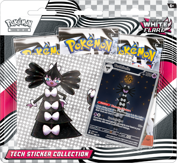 Pokemon TCG: Scarlet & Violet - White Flare Blister Tech Sticker Collection