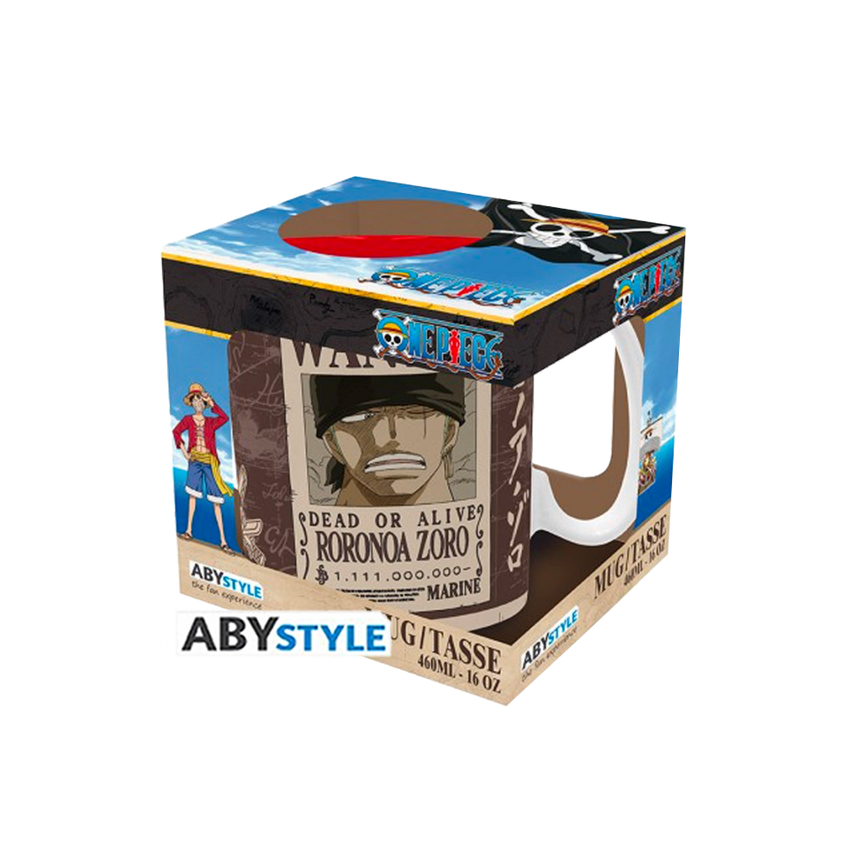 One Piece Mug – Zoro Wanted (460ml)